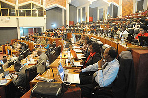 MPs in a past plenary session. The New Times / File.