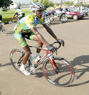 Adrien Niyonshuti has finished in the top ten at the Tour of Rwanda for the last five years and won the overall title in 2006 and 2008. The New Times/File.