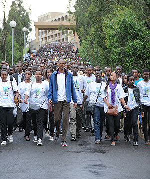 Rwandau2019s youth are encouraged to participate in nation building. Coutesy photo.