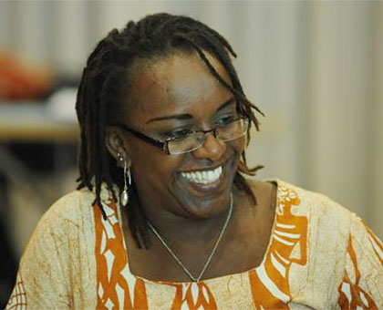 Rwandan playwright Odile Gakire Katese, the brains behind The Book of Life. Net photo.