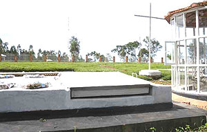 Kiziguro Genocide cemetery.