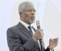 Former U.N. Secretary-General Kofi Annan.