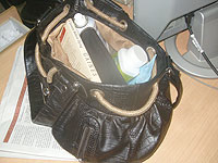 Make sure that you have everything you need in your handbag