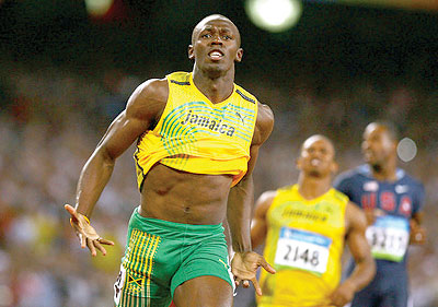 Triple Olympic champion Usain Bolt. Net photo.
