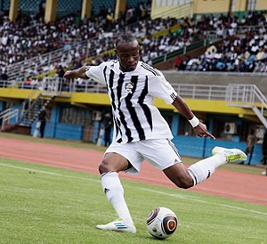 Selemani APR's Selemani Ndikumana scored the second goal as champions beat Amagaju 2-0 on Sunday. The New Times / File.
