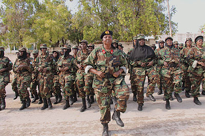 Uganda has deployed an additional 1,700 troops in Somalia. Net photo.