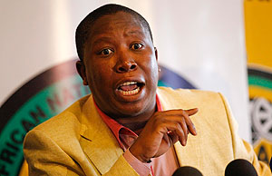 It is doubtful that Julius Malema, the  firebrand youth leader, will resurrect his career. Net photo.