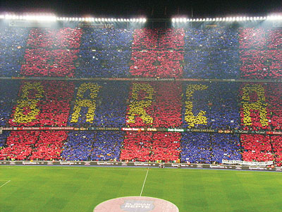 FC Barcelonau2019s beloved 99,354-seater Camp Nou stadium. Net photo.