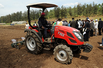 Farmers are advised to adopt mechanised farming to improve output. The New Times / File.