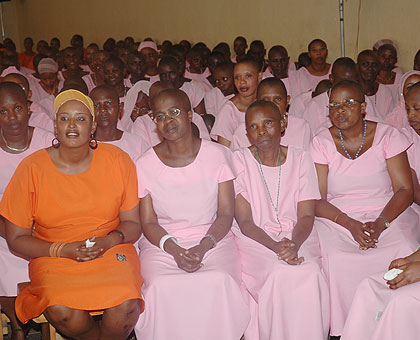 Female inmates. Correctional facilities have been lauded for their medical care. The New Times / File.