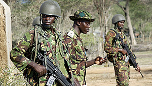 Kenyan forces in Somalia. Net photo.