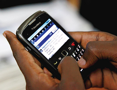 Mobile technology is increasingly becoming a necessity in Rwanda.The New Times / File.