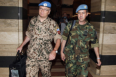 More than 200 unarmed UN monitors have been observing a five-week-old truce brokered by Kofi Annan. Net photo. 