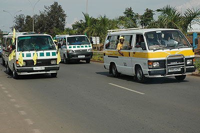Public transporters have been cited among major trading licence tax defaulters. The New Times / File.