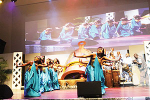 Rwandan National Ballet dancers performing at a past event. The New Times / File.