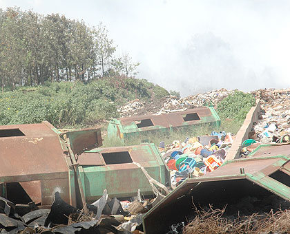 The dumping site had become a health hazard. The New Times / File.