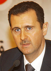 Syrian president Bashar al-Assad. Net photo.