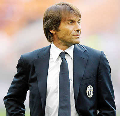 Juventus coach Antonio Conte.
