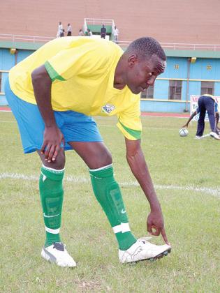 Skipper Olivier Karekezi maintains that the team needs to improve before Saturday's World Cup qualifier.  The New Times / File.