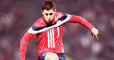 Eden Hazard has revealed he will join Chelsea this summer. Net photo.