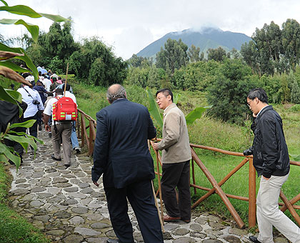 Visitors in the Volcanos National Parks. File photo