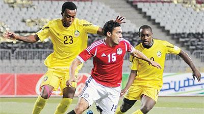 Egyptian authorities barred spectators because of political instability in the country since the fall of Hosni Mubarak last year. Net photo.