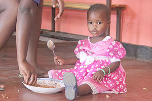 This little girl at Gisimba Memorial Centre was abandoned by her mother. 
