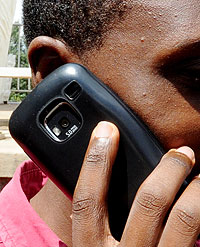 More Rwandans are now using mobile phones. The New Times / File.