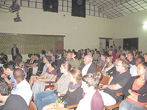 A cross section of movie enthusiasts during the screening of the film, u2018u2018The Day God Walked Awayu2019u2019. The New Times / Patrick Buchana.