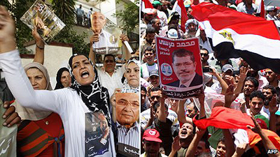 Protesters took the streets after delay in announcing results. Net photo.