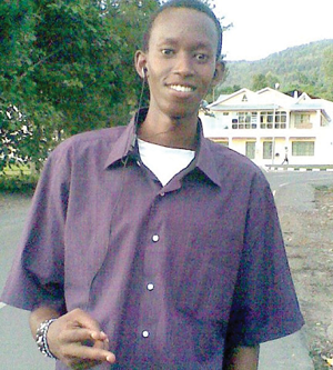 Jonathan Rutare left Rwanda for the U.S six months ago. Net photo.