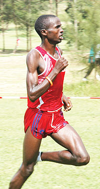 National 5000m champion Sylvain Rukundo will be among the Rwandan athletes hoped to do well in the junior championships. The New Times/File.