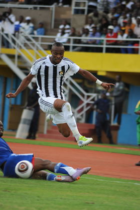 In-form Burundian forward Selemani Ndikumana (above) will play a key role for APR in their persuit of a fourth Kagame Cup title. The New Times / T. Kisambira.