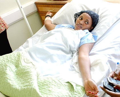Sarafina Kubwimana on the hospital in Kampala. The New Times / Gashegu Muramira.
