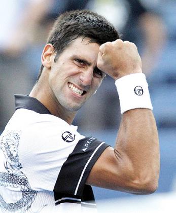 Top seed and defending champion Novak Djokovic. Net photo.