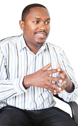 Ever Binamungu, the CEO of Next Entertainment. The New Times / Robyn Spector.