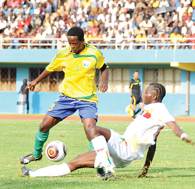 Amavubi Stars assistant captain Haruna Niyonzima will come face to face with his compatriots after Yanga and APR were drawn in the same group. The New Times / File.