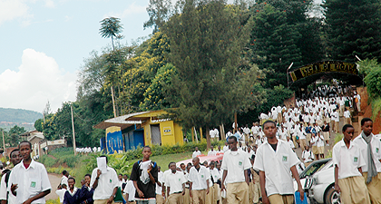 Students, like all Rwandans, need to be protected from stigma. The New Times / File.