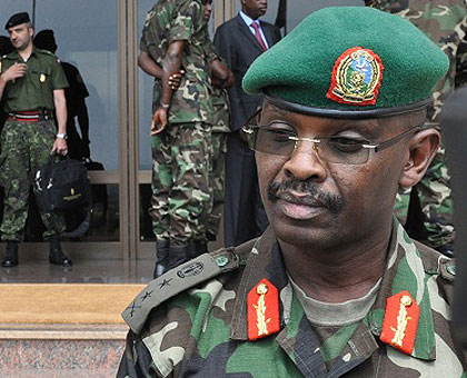 Maj Gen Frank Mushyo Kamanzi.