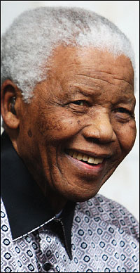 Nelson Mandela. 