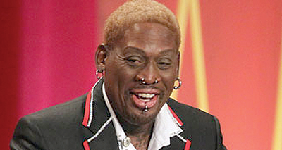 Rodman finally sees his dad after 42 years. Net photo.
