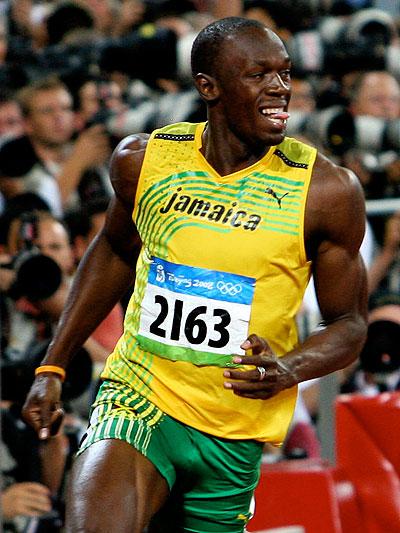Usain Bolt won both the 100m and 200m gold in Beijing four years ago. Net photo.