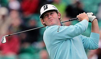 Brandt Snedeker shot a bogey-free round of 64 on Friday to match the lowest 36-hole score in British Open history. Net photo.