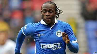 Chelsea manager Di Matteo confirms interest in Nigerian striker Moses. Net photo