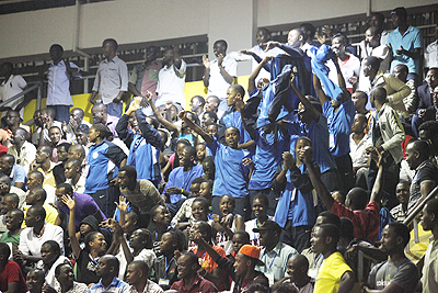 The recent Zone V qualifiers had huge crowds, a sign that the bastketball league is still a big attraction. The New Times/R. Spector.