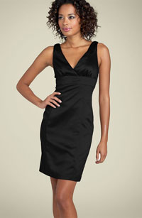 elegant short black dress