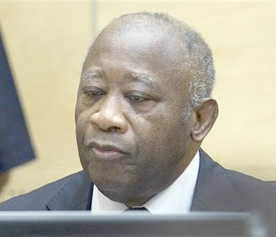 Ivory Coastu2019s former president Laurent Gbagbo .