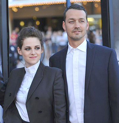 Kristen Stewart (L) and Rupert Sanders.
