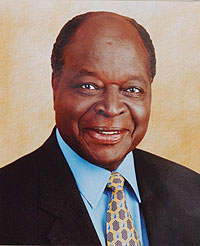 Kenyan President Mwai Kibaki.