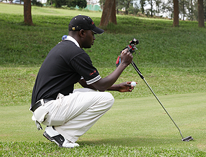 Emmanuel Ruterana became Rwanda's first golfer to turn professional five years ago. The New Times / File.